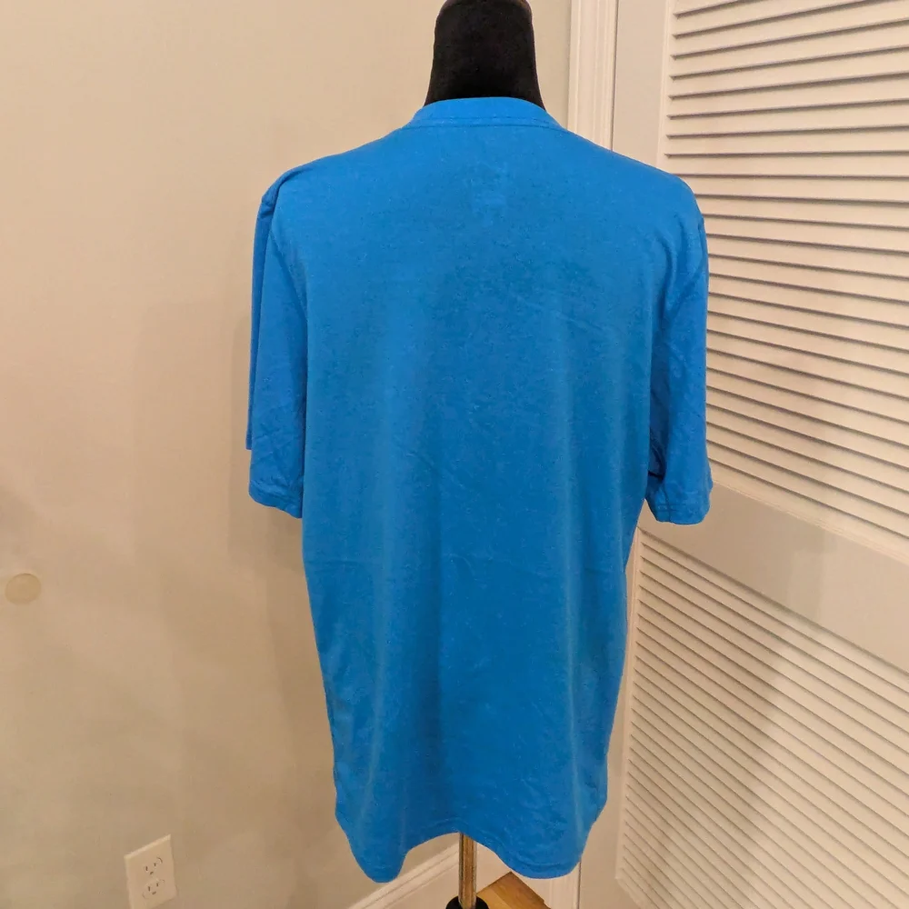 Nike Dri - Fit Men's Vibrant Blue Short Sleeve Tee Size Medium